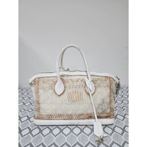 Louis Vuitton Transparent Lockit East West Bag White